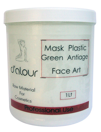 Mask Plastic Green Antiage