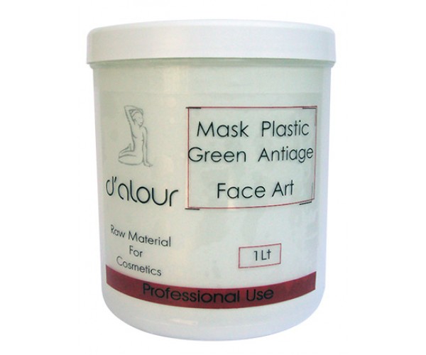 Mask Plastic Green Antiage
